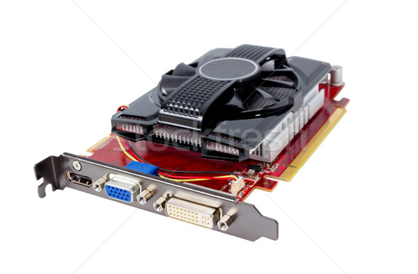 Electronic collection - Computer videocard Stock photo © nemalo