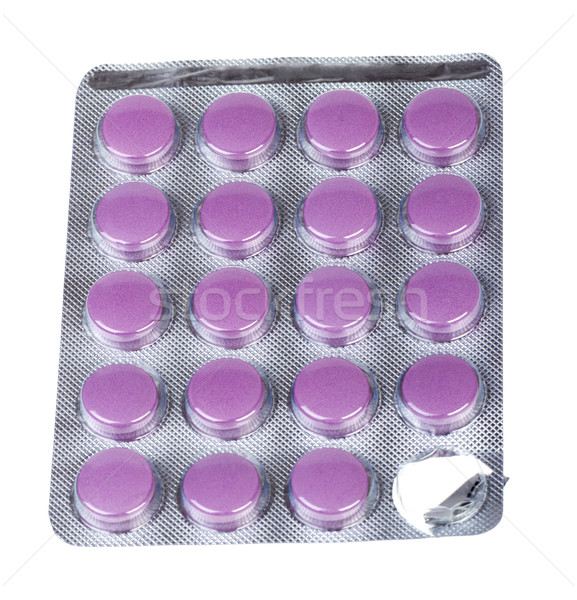 Medicine pills packed in blisters Stock photo © nemalo