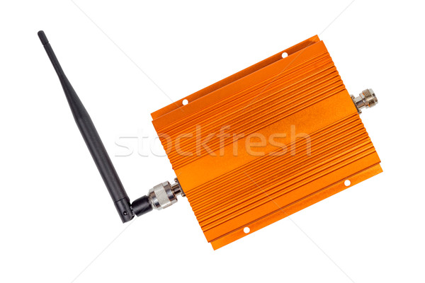 Amplifying signal repeater for GSM cellular phone Stock photo © nemalo