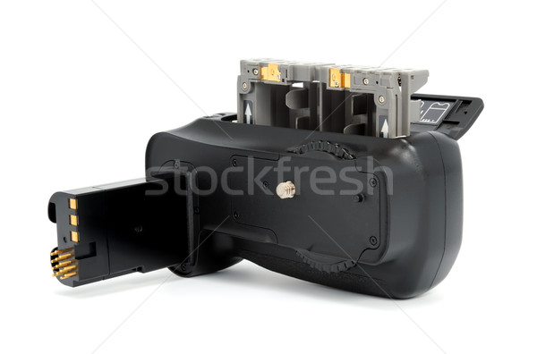 Foto stock: Câmera · bateria · dslr · câmeras · isolado