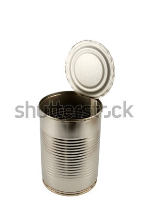 The open metal can Stock photo © nemalo