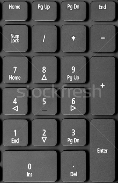 Electronic colectie numeric detaliu tastatura laptop Imagine de stoc © nemalo