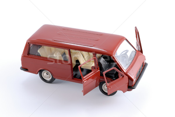 Collection scale model of the car Minibus Stock photo © nemalo