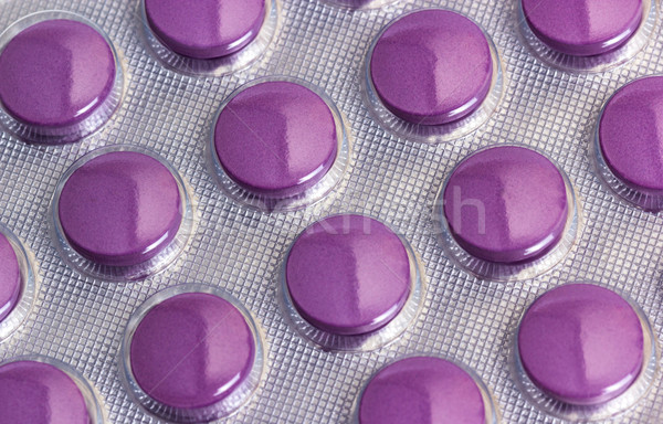 Gyógyszer tabletták közelkép orvosi egészség háttér Stock fotó © nemalo