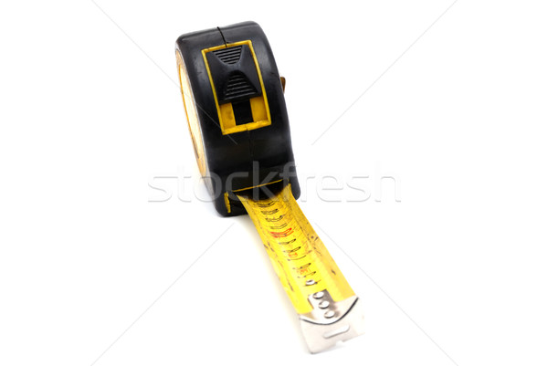Work tool series: Old tape measure Stock photo © nemalo
