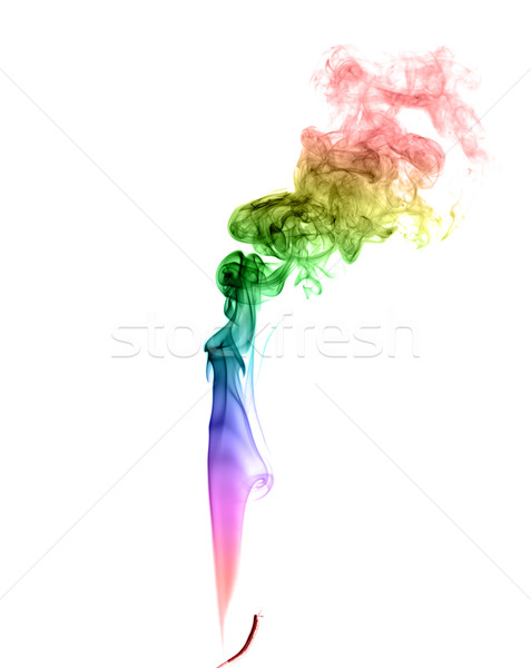 Absztrakt tarka füst fény művészet hullám Stock fotó © nemalo