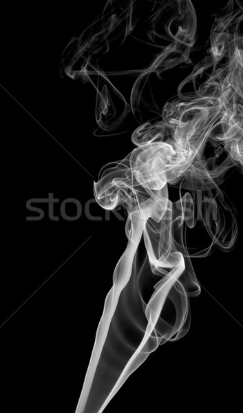 Absztrakt füst fény sötét tűz fekete Stock fotó © nemalo