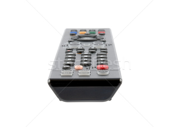 Télécommande panneau blanche télévision clavier vidéo [[stock_photo]] © nemalo