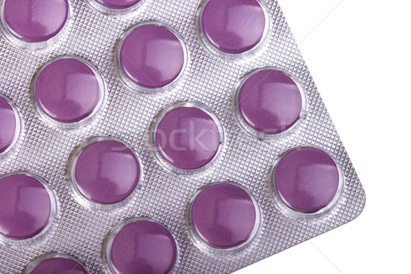 Medicine pills packed in blisters Stock photo © nemalo