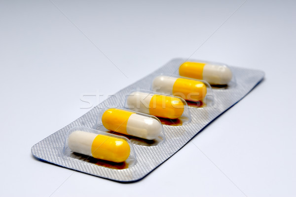 Capsules with a medicine Stock photo © nemalo