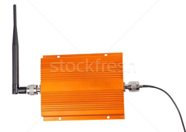 Amplifying signal repeater for GSM cellular phone Stock photo © nemalo