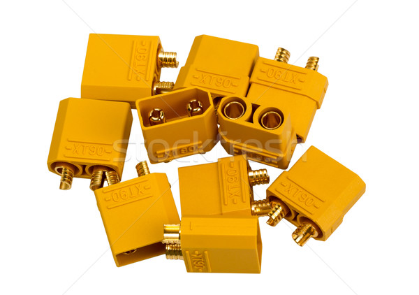 Electronic collection - Low voltage high-power connector industr Stock photo © nemalo