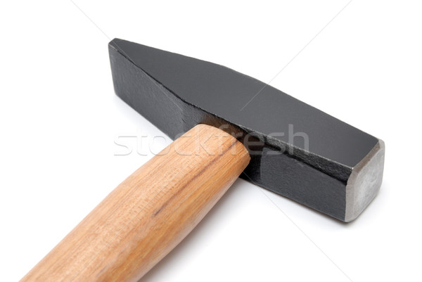 Stock photo: Hammer isolated over white background