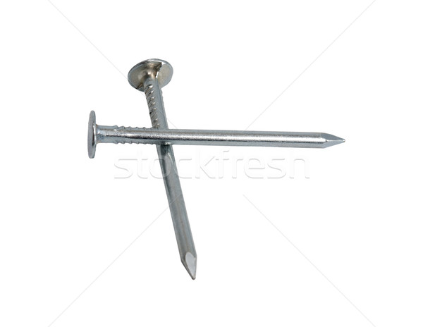 Two galvanized nail Stock photo © nemalo