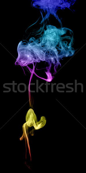 抽象的な 煙 暗い 火災 デザイン ストックフォト © nemalo