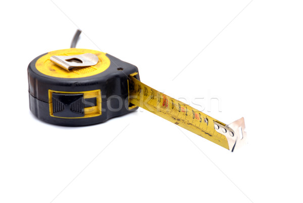 Work tool series: Old tape measure Stock photo © nemalo