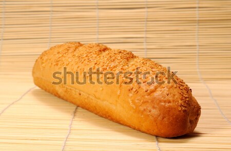 Foto stock: Francés · baguette · pan · queso · fondo · desayuno