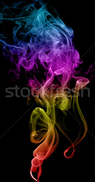 Abstract multicolored smoke Stock photo © nemalo