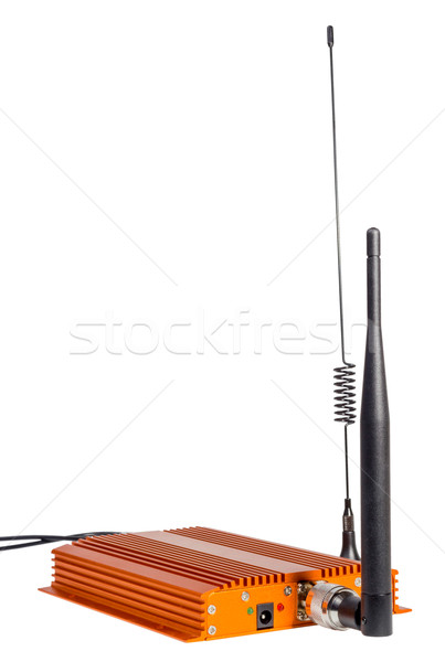 Amplifying signal repeater for GSM cellular phone Stock photo © nemalo