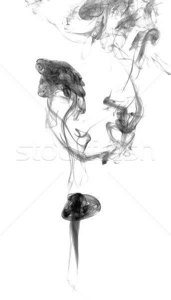 ストックフォト: 抽象的な · 暗い · 煙 · 光 · 火災 · 芸術