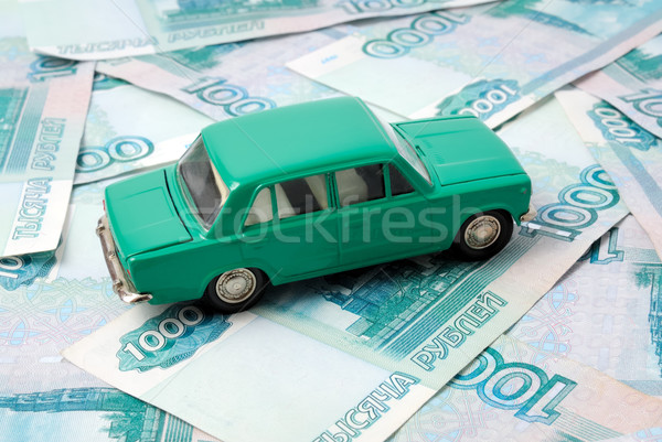 Car and money Stock photo © nemalo