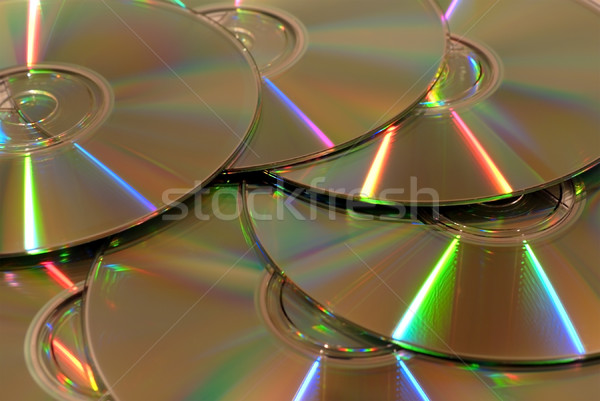 Background from CD disks Stock photo © nemalo