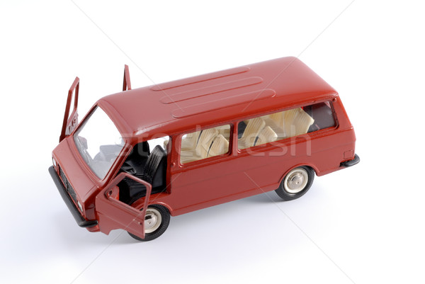 Kolekcja skali model samochodu minibus metal Zdjęcia stock © nemalo