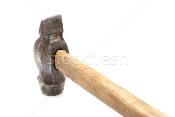 Stock photo: Work tool series: Old hammer