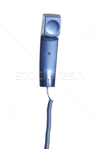 Telefon telefonkagyló üzlet telefonkagyló kábel fehér Stock fotó © nemalo