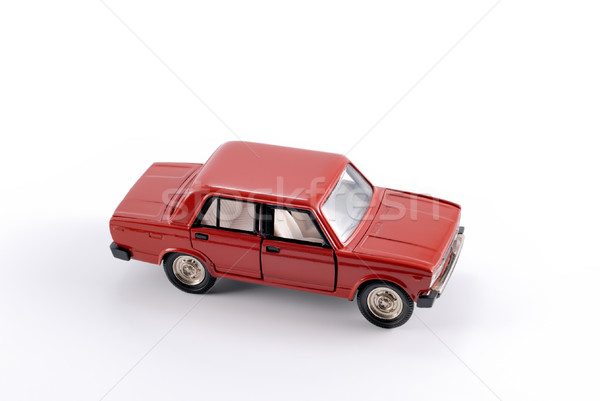 Collection scale model of the red car Stock photo © nemalo