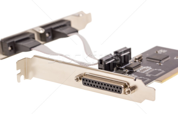 Stock photo: Electronic collection - Computer digital input output port Card