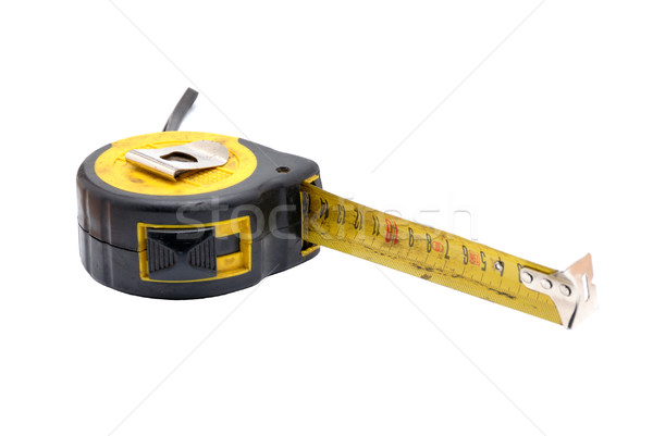 Work tool series: Old tape measure Stock photo © nemalo