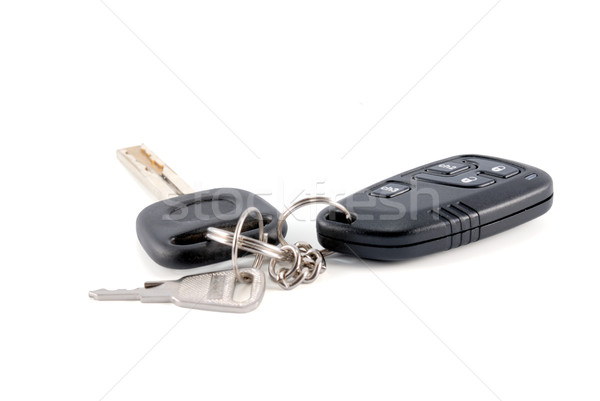 Automobile keys and charm from the autosignal system Stock photo © nemalo