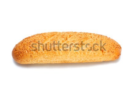 Francia kenyér izolált fehér mini francia kenyér szezámmag Stock fotó © nemalo
