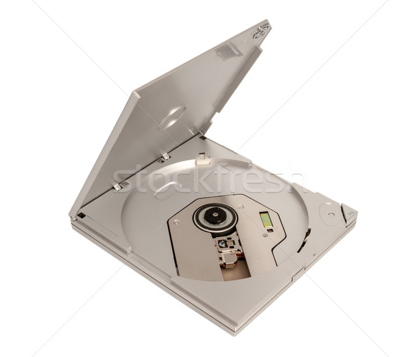 Stock photo: Electronic collection - Portable external slim CD DVD drive