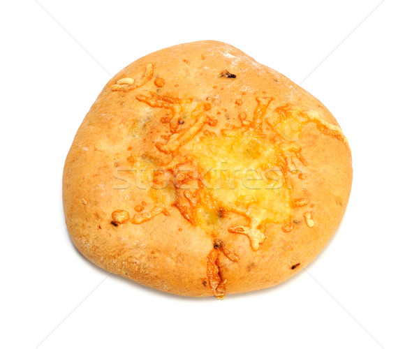 Foto stock: Pan · queso · aislado · blanco · pan · pan · blanco