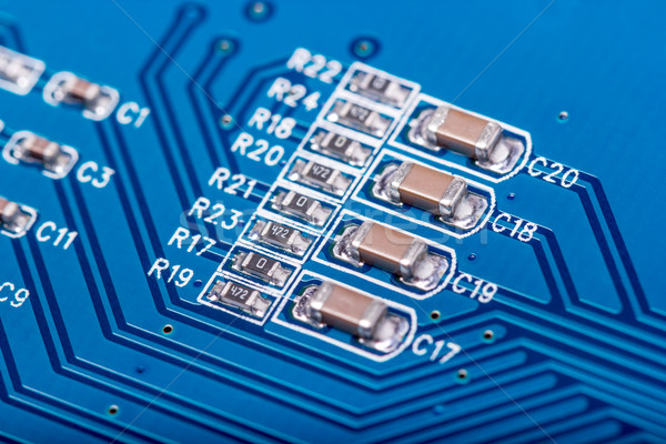 Electronic colectie calculator circuite proiect Imagine de stoc © nemalo