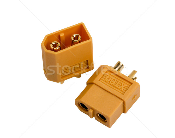 Stock photo: Electronic collection - Low voltage powerful connector industria