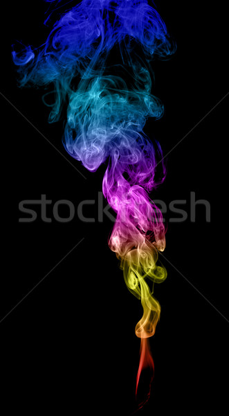 Abstract multicolored smoke Stock photo © nemalo