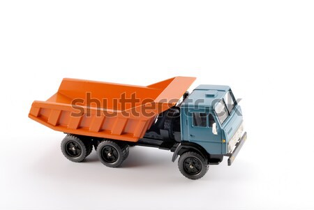 Collection scale model of the Dumper truck Stock photo © nemalo