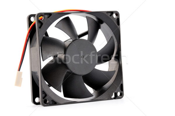 Számítógép ventillátor izolált fehér technológia ipar Stock fotó © nemalo