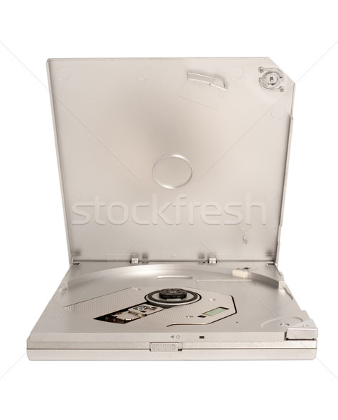 Electronic collection - Portable external slim CD DVD drive Stock photo © nemalo