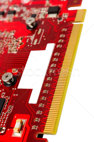 Electronic collection - PCI-e data connector videocard Stock photo © nemalo