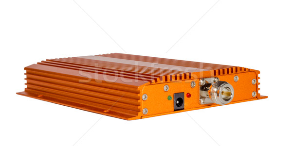 Amplifying signal repeater for GSM cellular phone Stock photo © nemalo