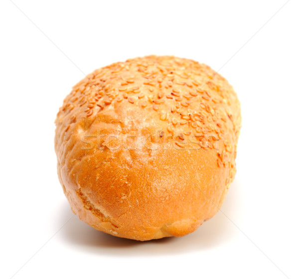 Francia kenyér izolált fehér mini francia kenyér szezámmag Stock fotó © nemalo