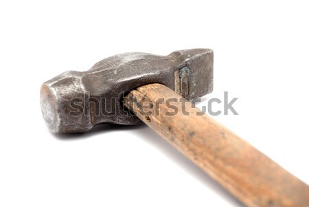 Stock photo: Work tool series: Old hammer