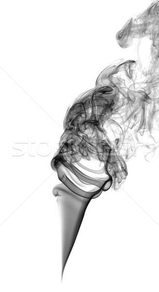 Resumen oscuro humo luz fuego arte Foto stock © nemalo