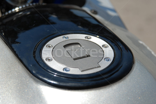 The hatch of a petrol tank of a motorcycle. Stock photo © nemalo