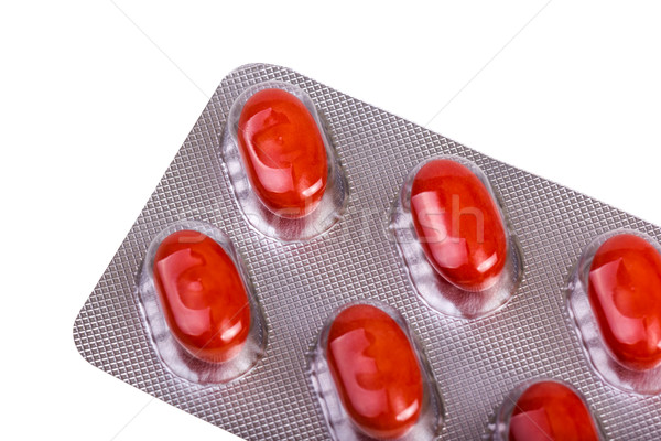 Medicine pills packed in blisters Stock photo © nemalo