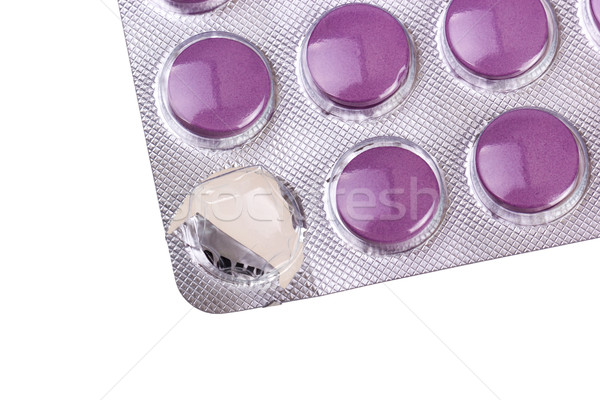 Medicina pastillas aislado blanco médicos salud Foto stock © nemalo